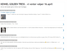 Tablet Screenshot of kennel-goldentress.com